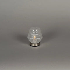 Rechargeable Glass Table Lamp  Candle. LED