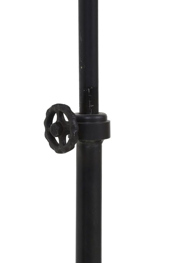 Jody Floor Lamp - Black & Zinc Weather Barn Finish