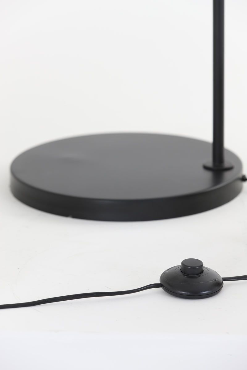 Meya Floor Lamp - Matt Black & Gold Finish