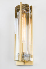 Hawkins 1Lt Wall Sconce - Aged Brass