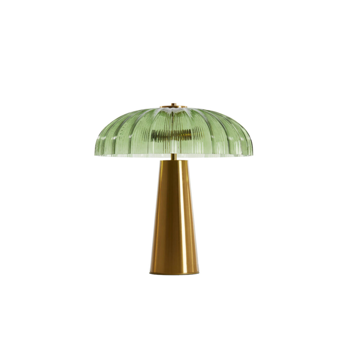 Fungo Table Lamp- Green/ Clear Finishes