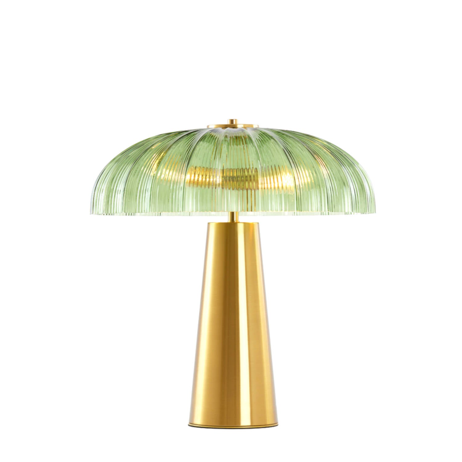 Fungo Table Lamp- Green/ Clear Finishes