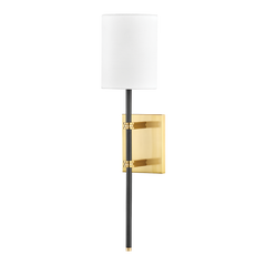 Denise 1Lt Wall Sconce - Brass/Nickel