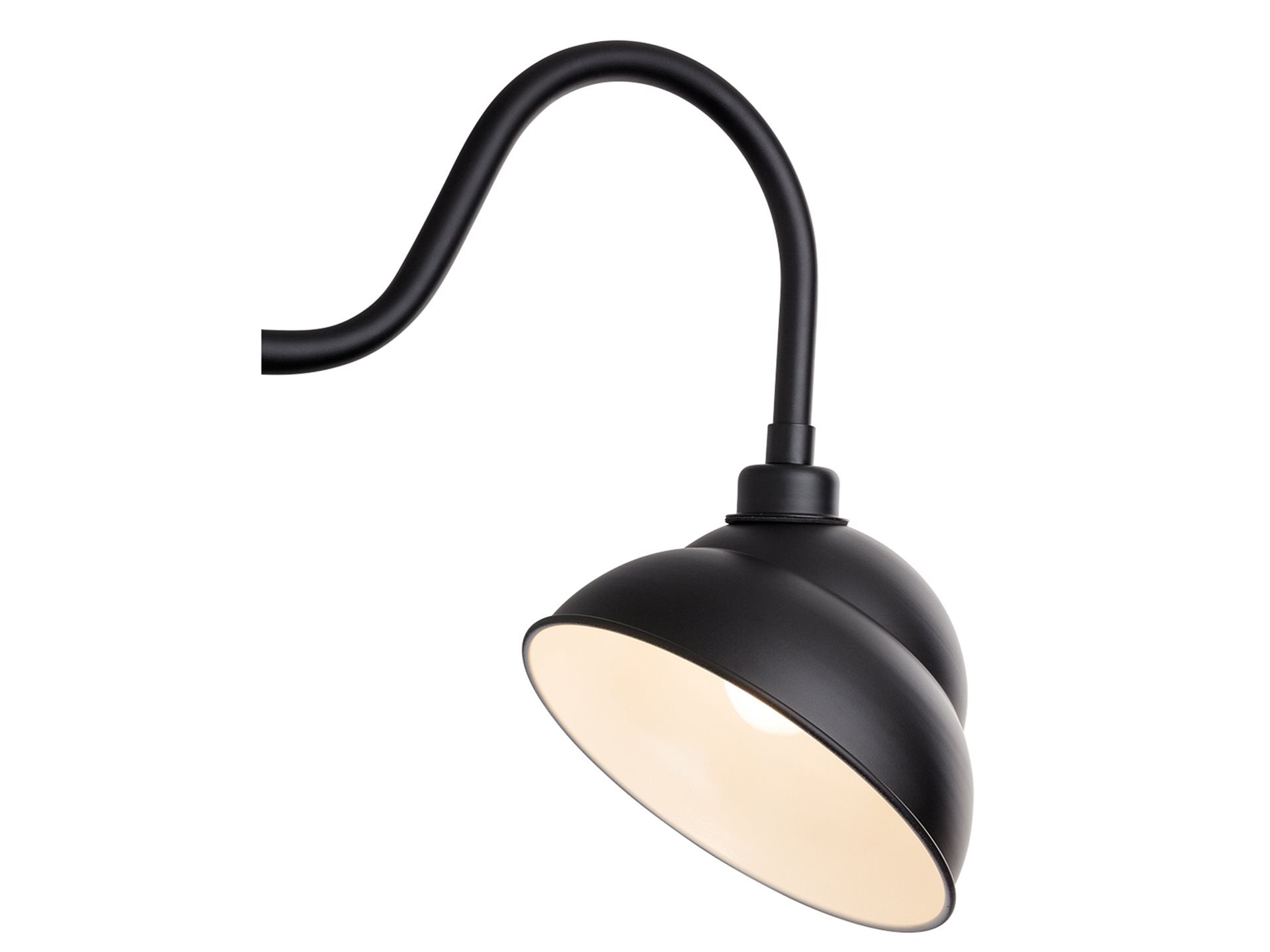 Swan Neck Sign Light- Brass/ Black Finishes