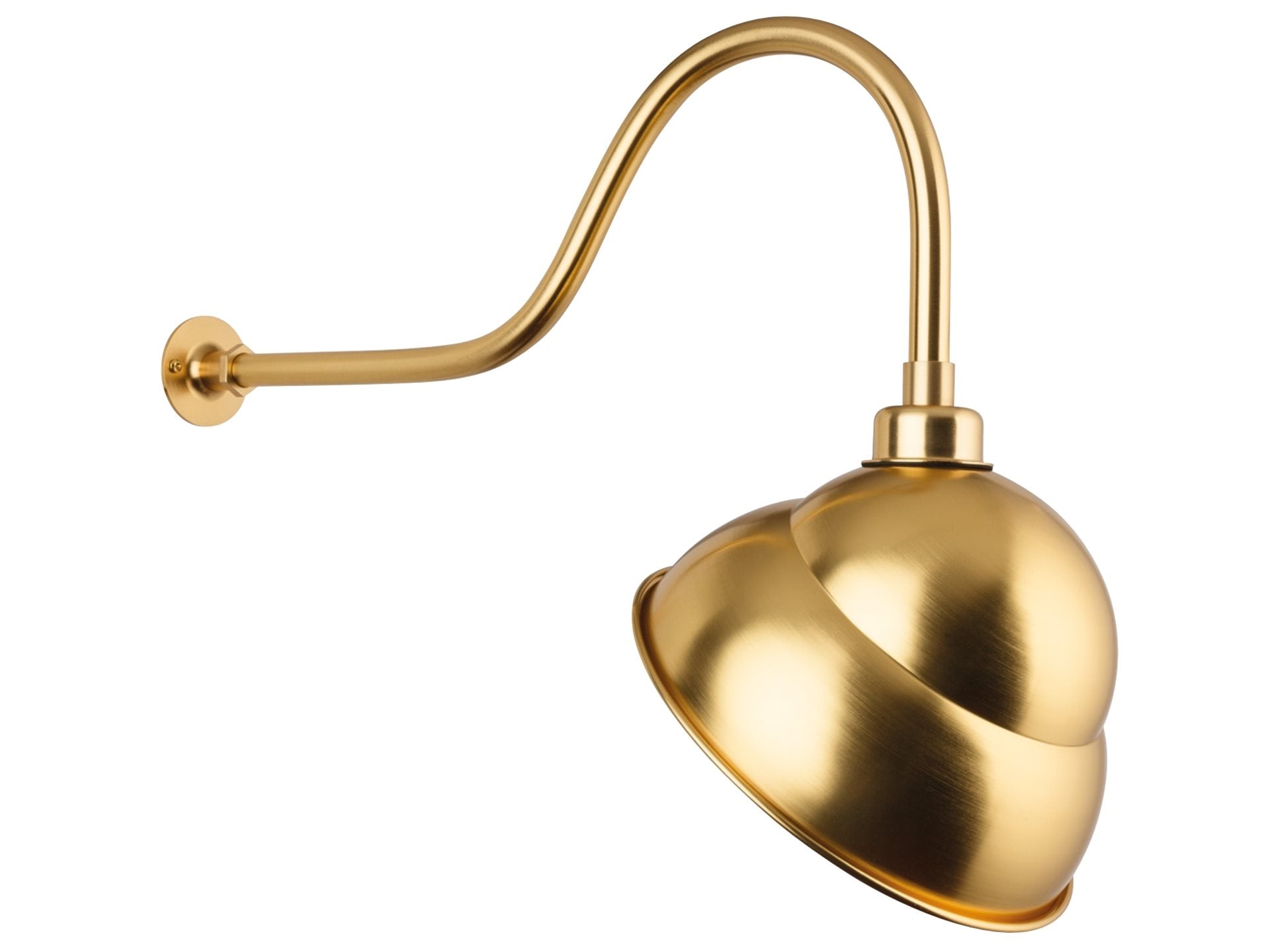 Swan Neck Sign Light- Brass/ Black Finishes
