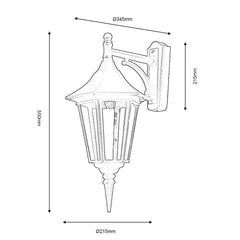 Cardinal Outdoor Wall Light - Up / Down