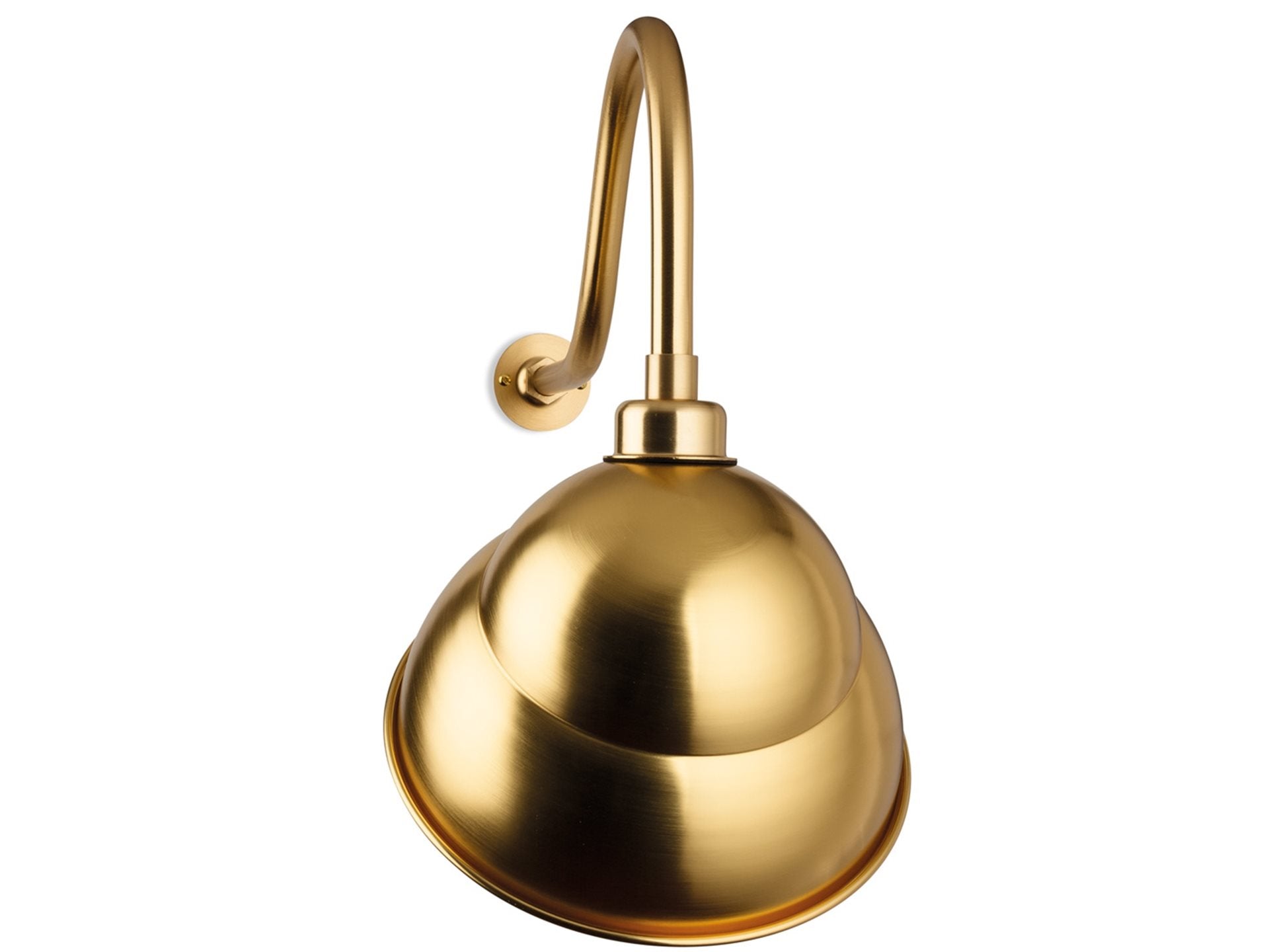 Swan Neck Sign Light- Brass/ Black Finishes