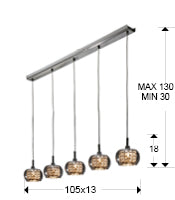 Arian Kitchen Light Dimmable - Chrome Finish