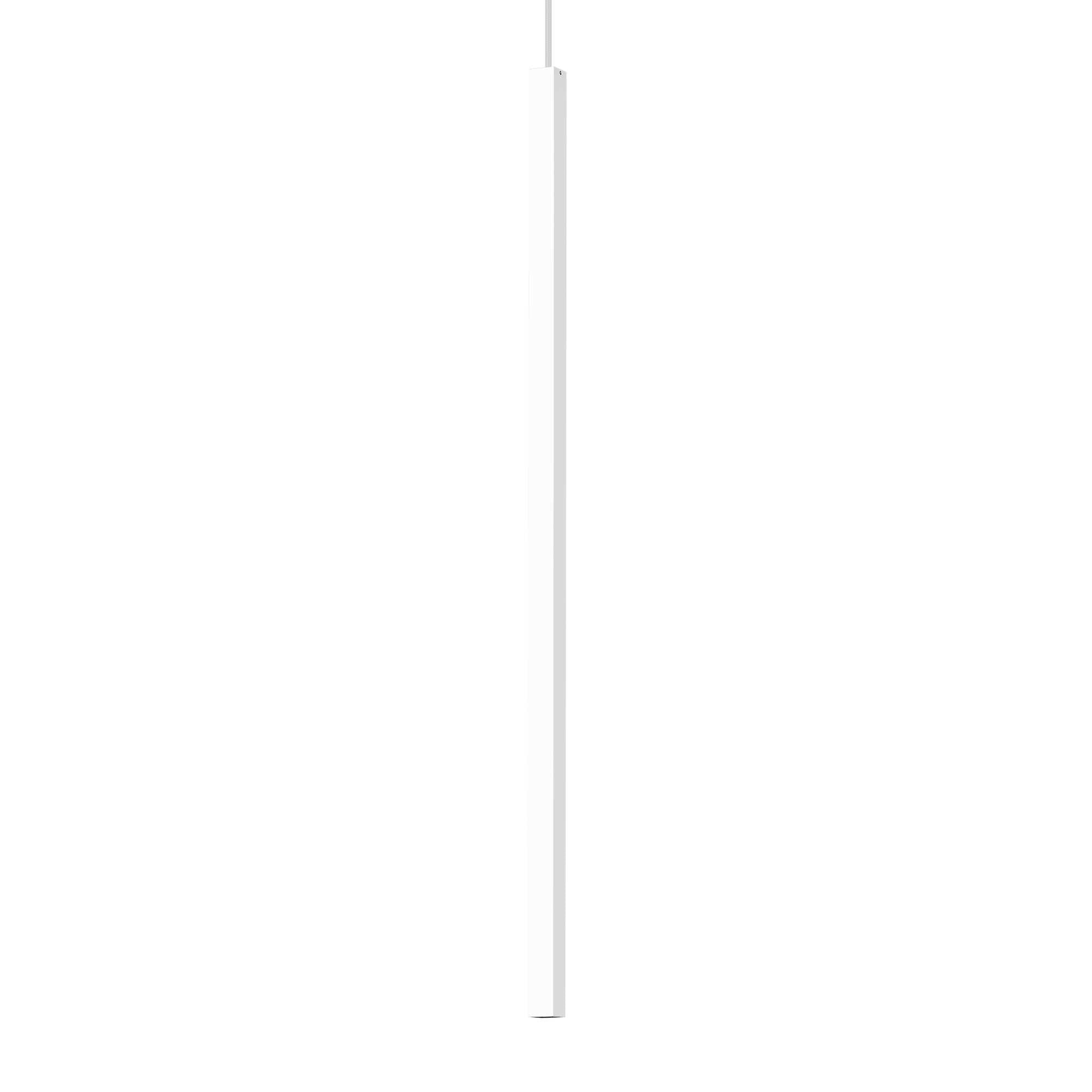 Ultrathin Pendant Light Fitting - White/Chrome/Black Finish