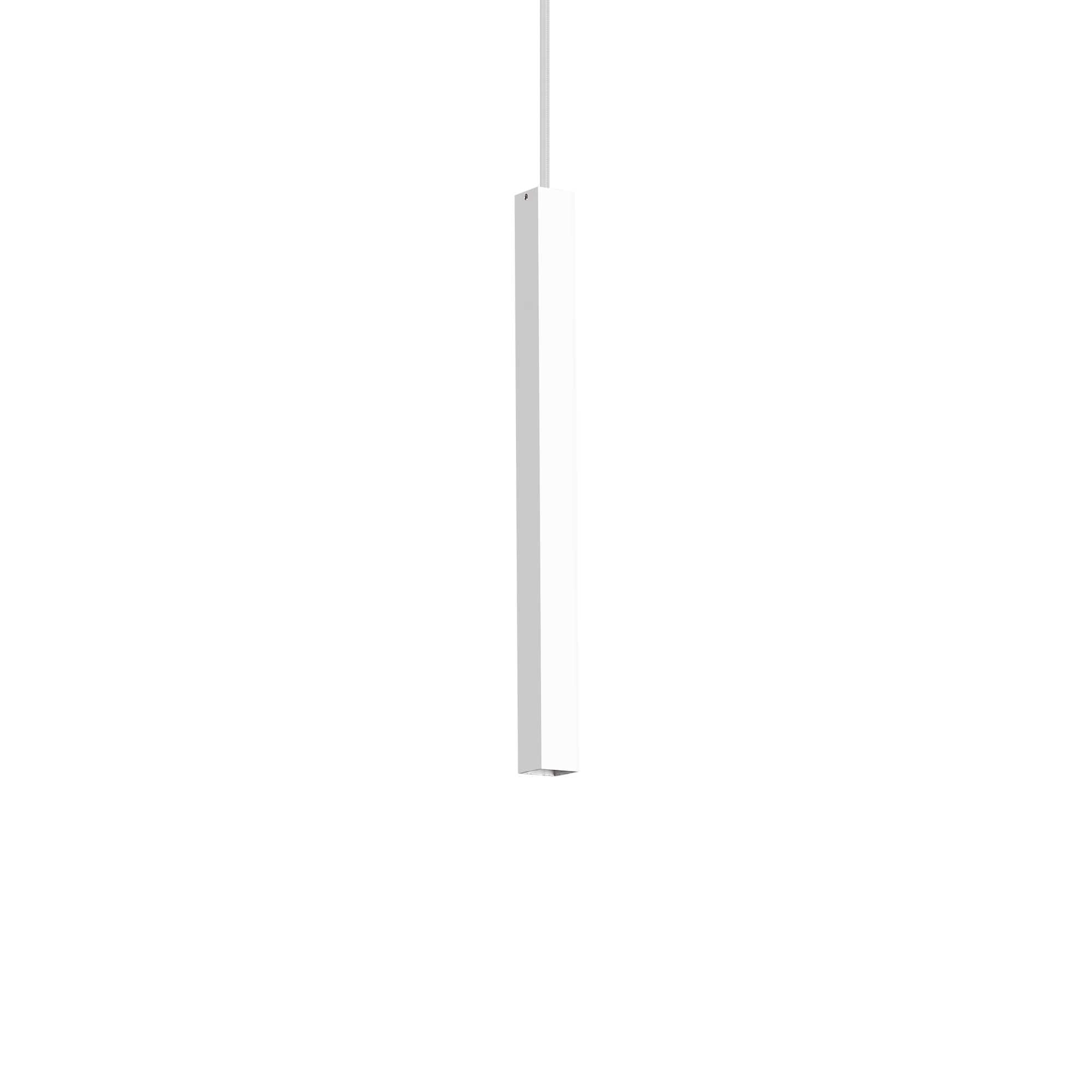 Ultrathin Pendant Light Fitting - White/Chrome/Black Finish