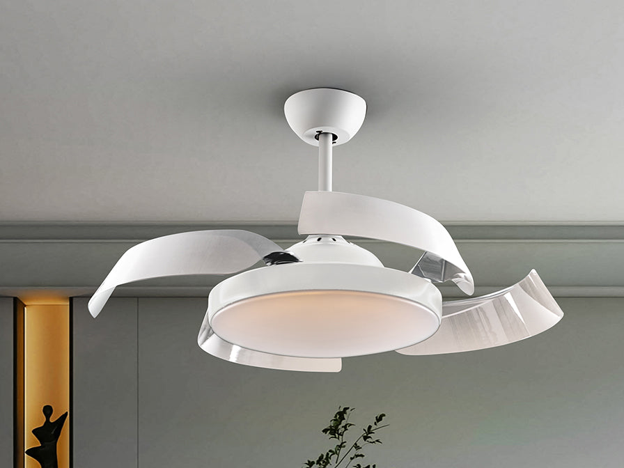 Enzo Ceiling fans Ø 100 to 120 cm- Black/ White
