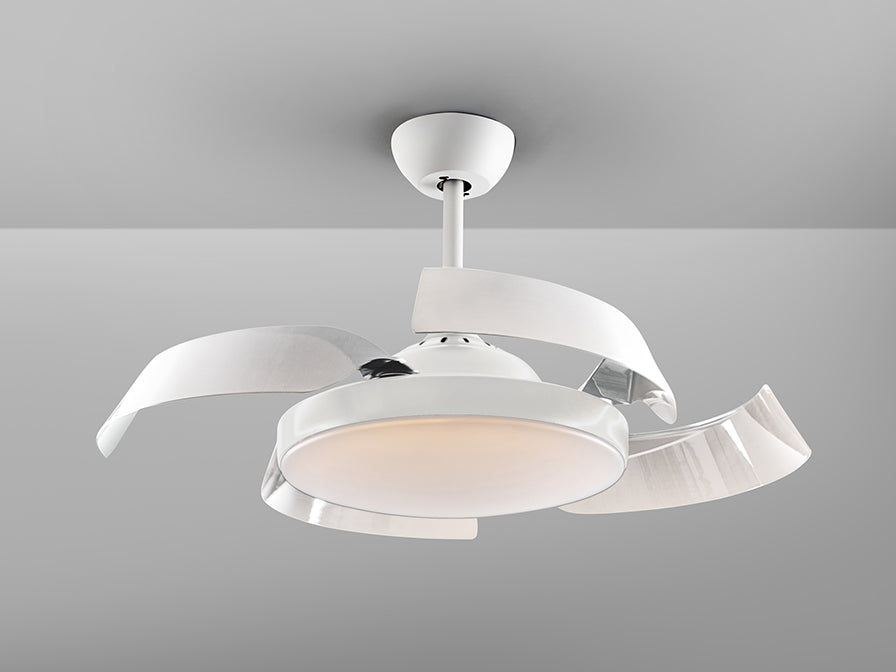 Enzo Ceiling fans Ø 100 to 120 cm- Black/ White