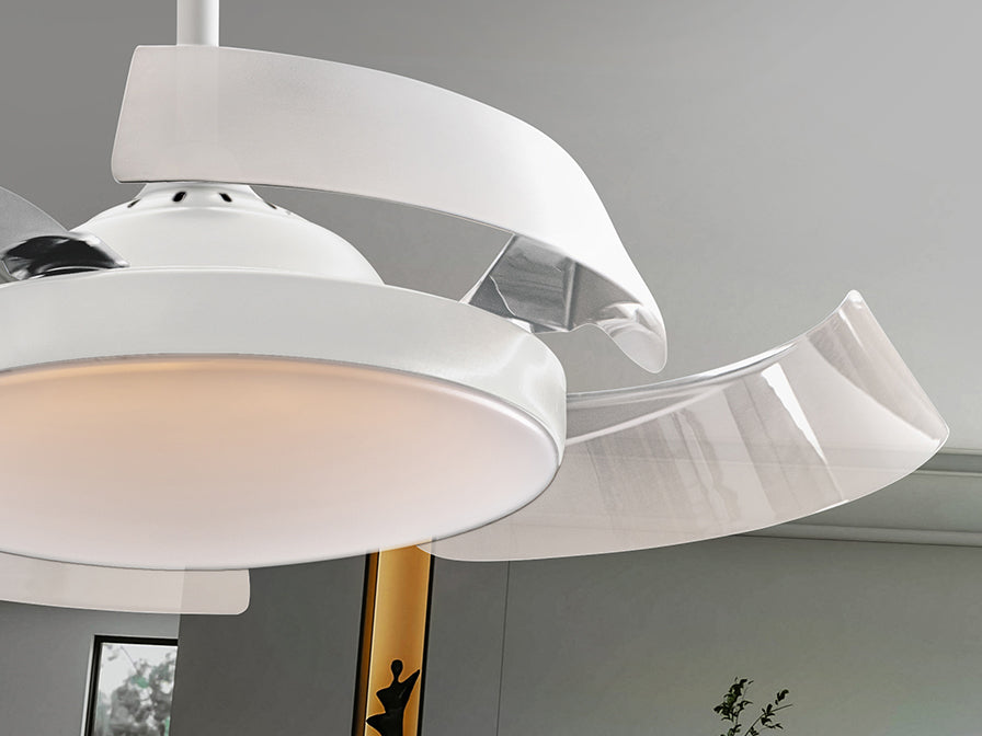 Enzo Ceiling fans Ø 100 to 120 cm- Black/ White