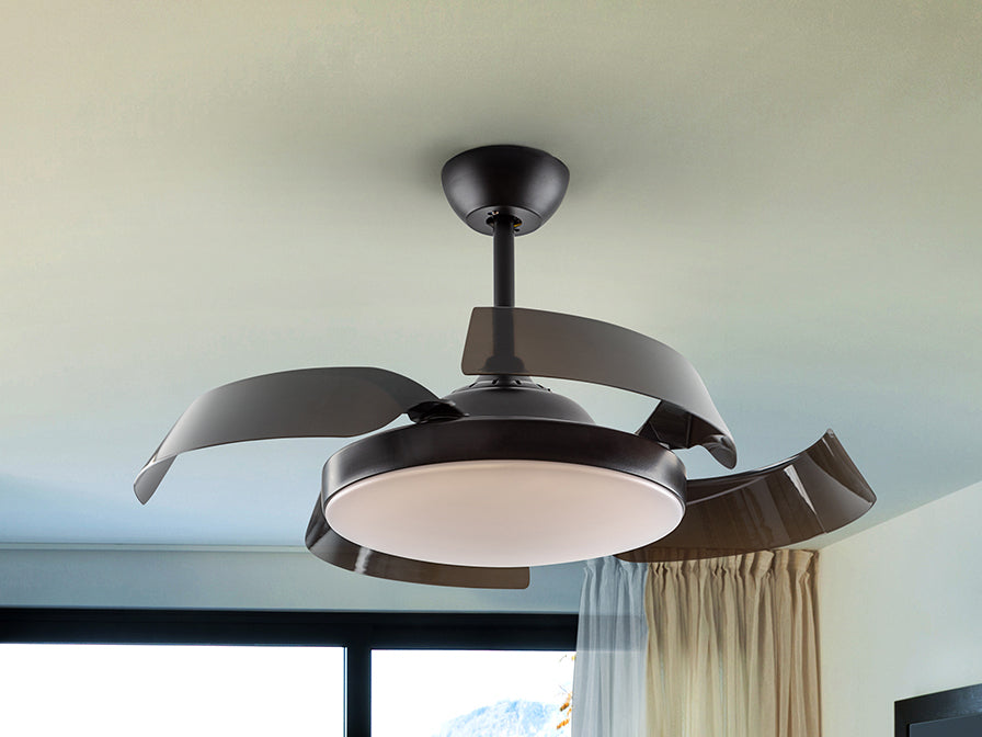 Enzo Ceiling fans Ø 100 to 120 cm- Black/ White