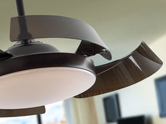 Enzo Ceiling fans Ø 100 to 120 cm- Black/ White