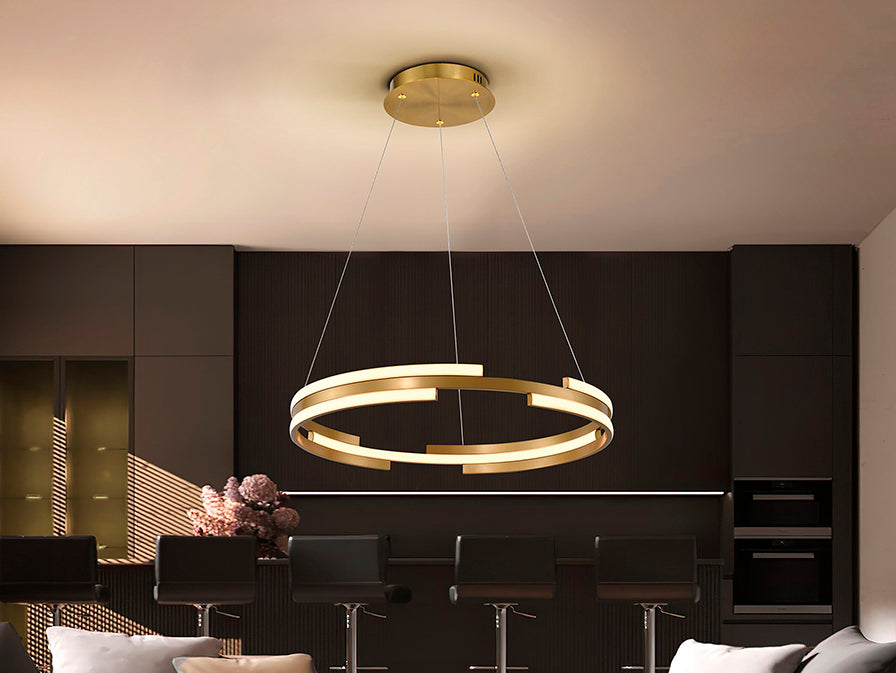 Ciclos Centre Ceiling Light- Gold Finish