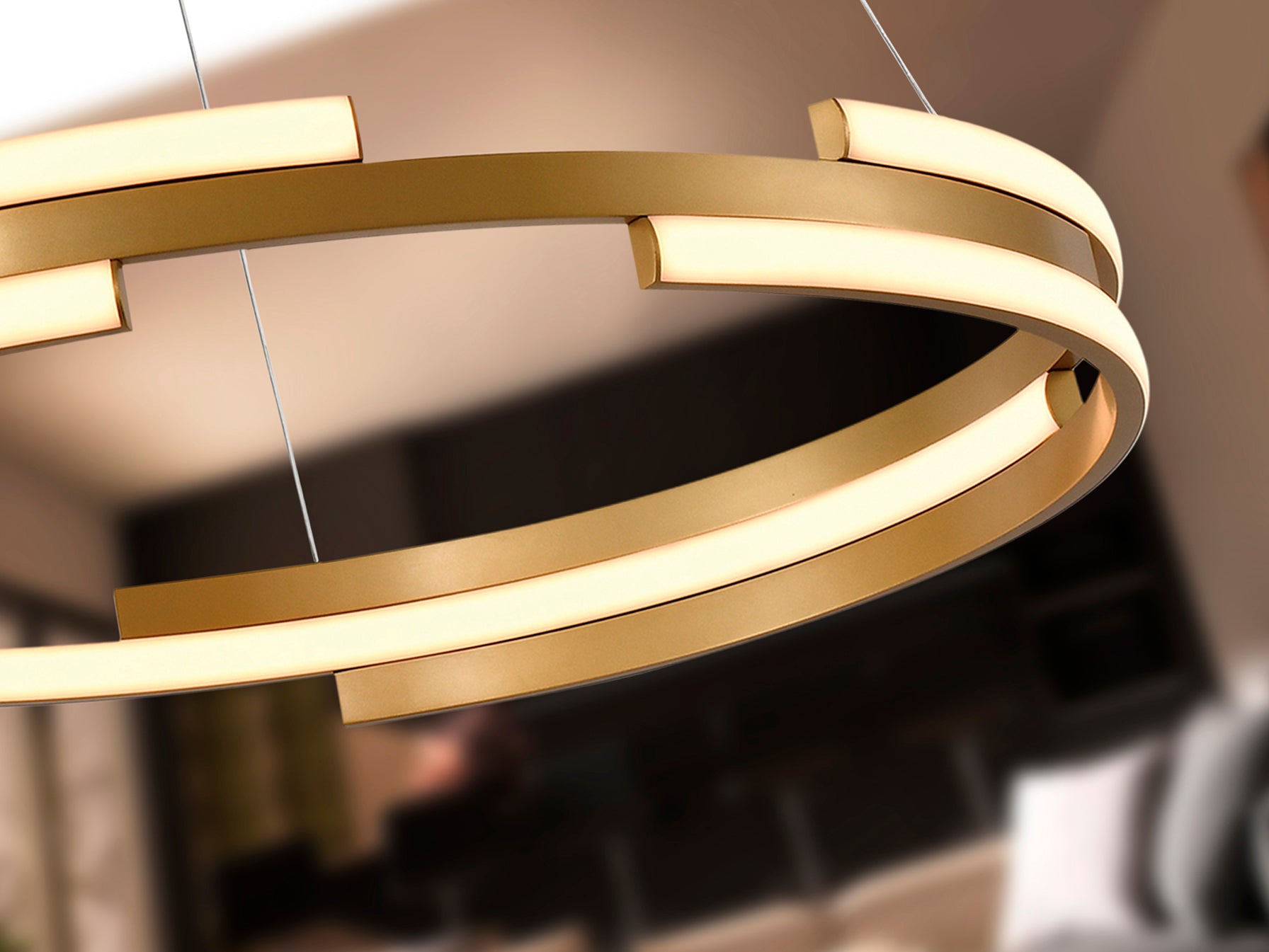 Ciclos Centre Ceiling Light- Gold Finish