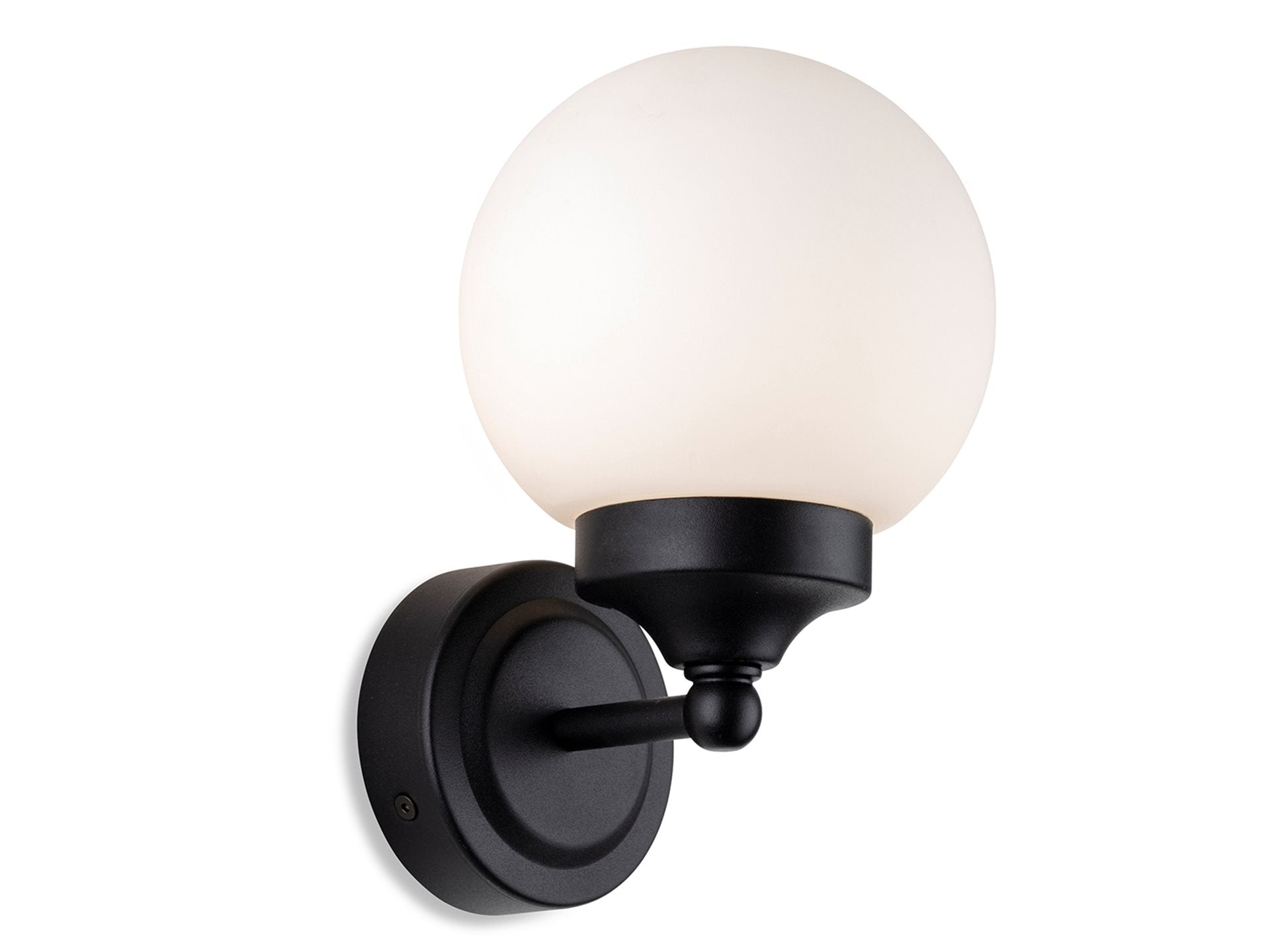 Louis Wall Light- Chrome/ Black