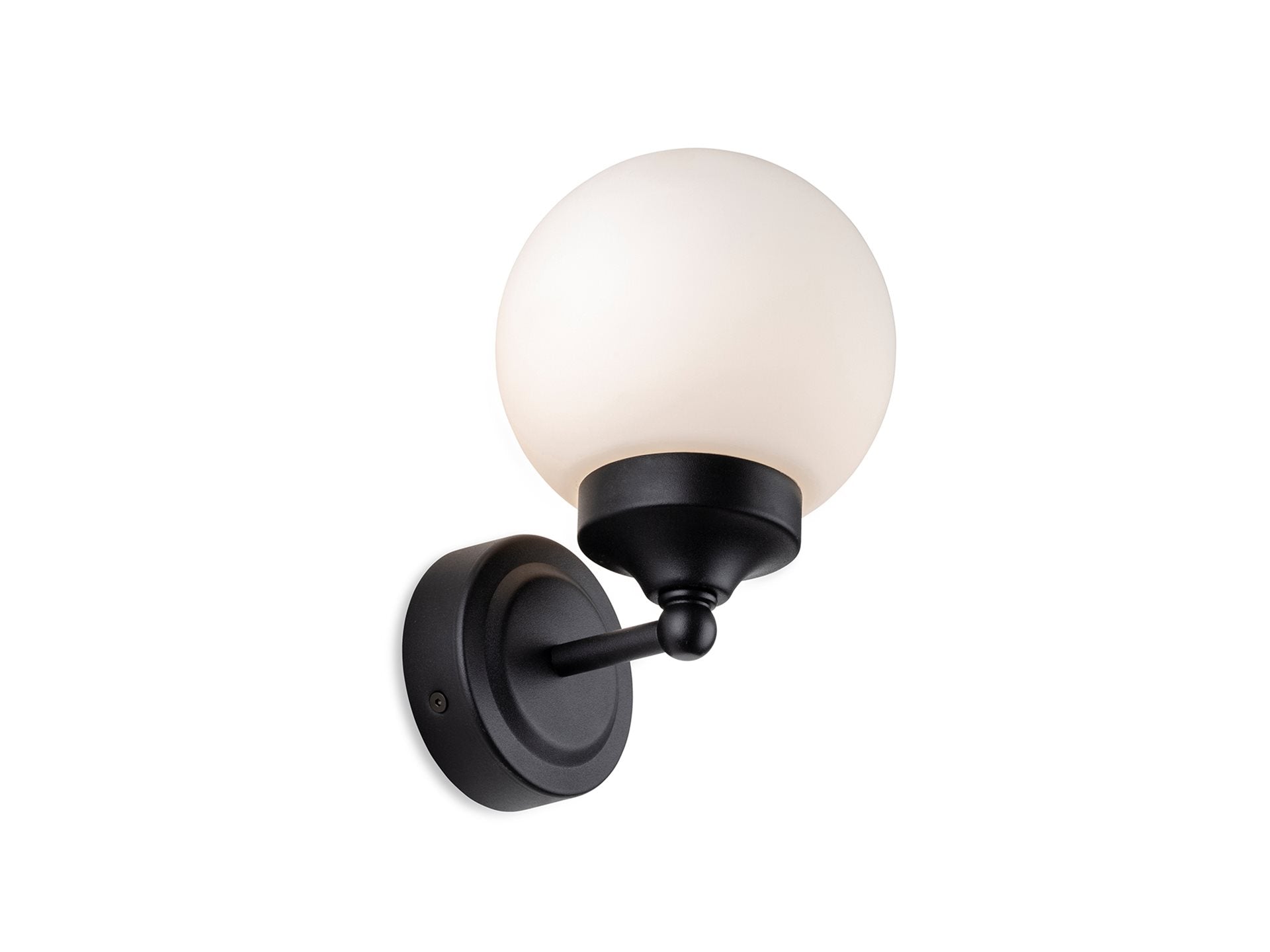 Louis Wall Light- Chrome/ Black
