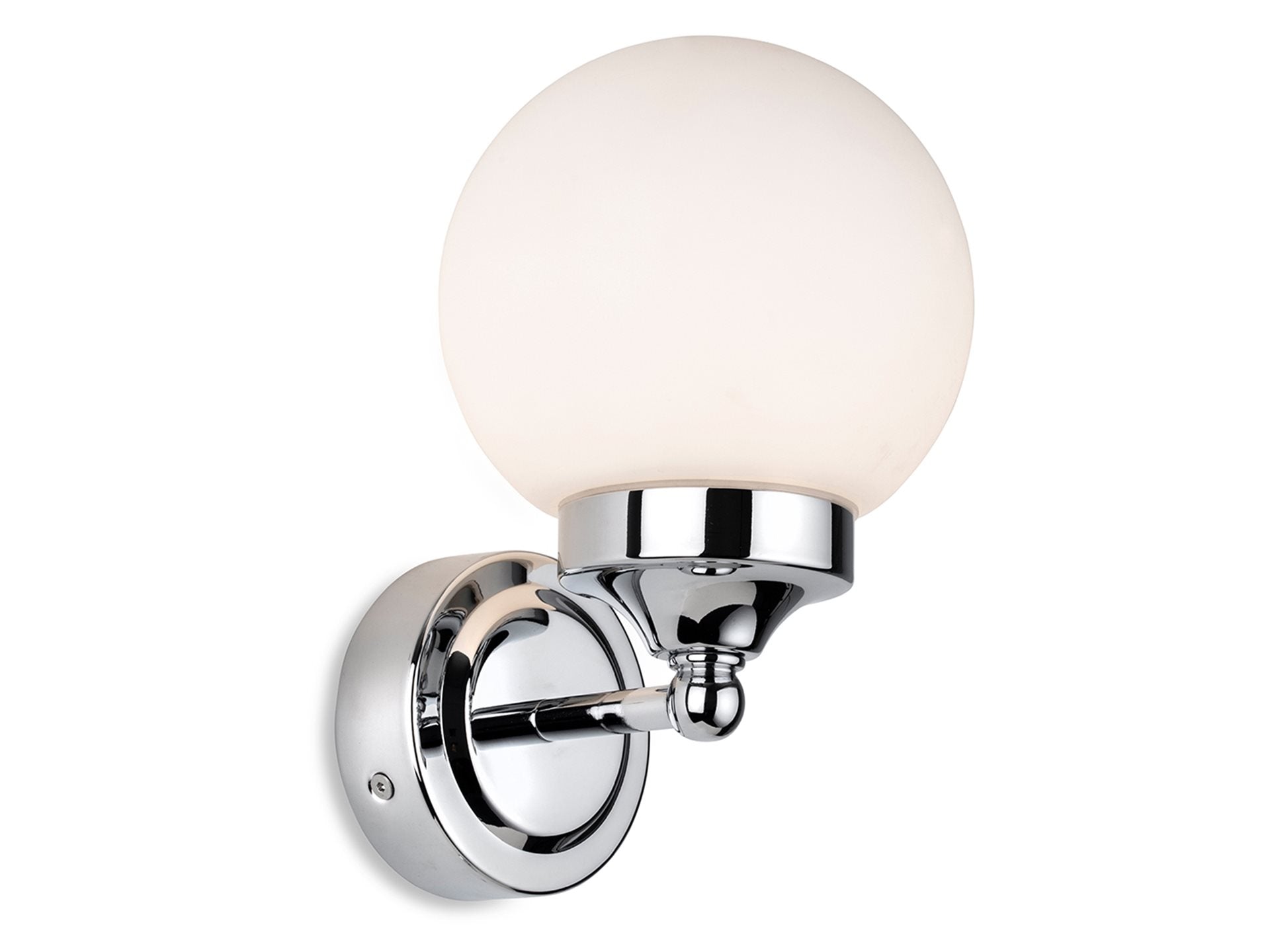 Louis Wall Light- Chrome/ Black
