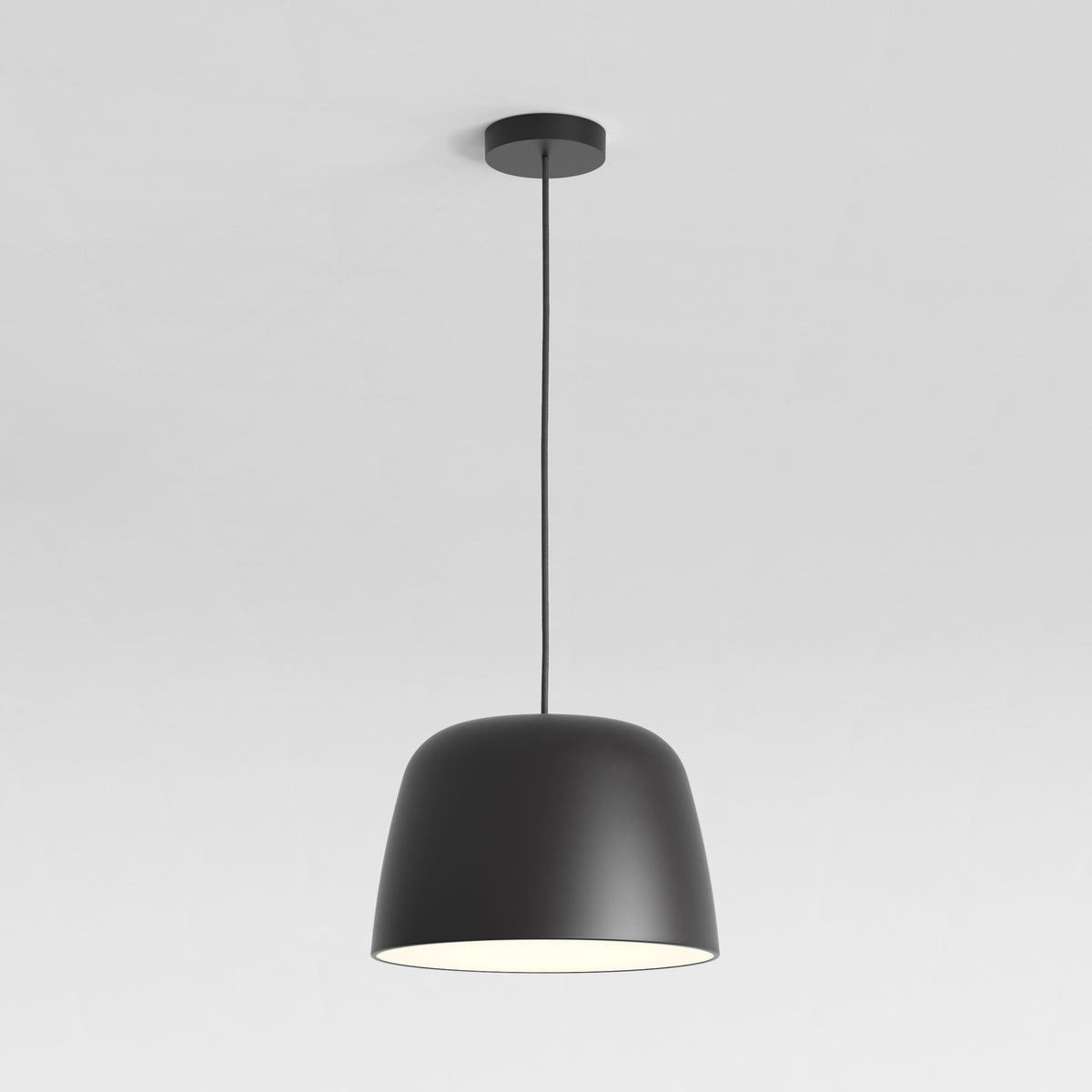 Taiko Pendant Indoor Pedant in Matt Black/Matt White E27 IP20