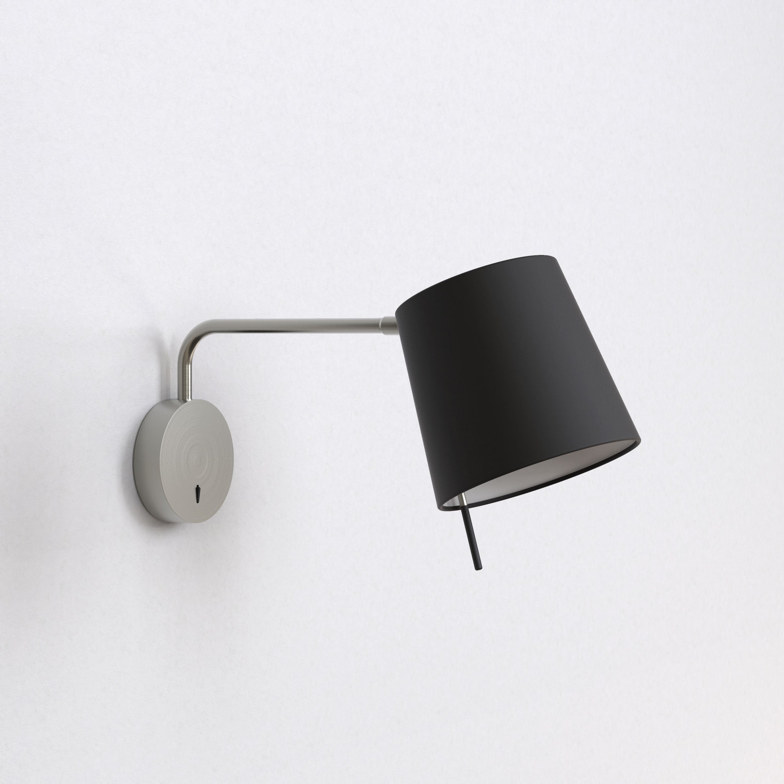 Mitsu Swing Arm Wall Light- Matt Nickel/Bronze