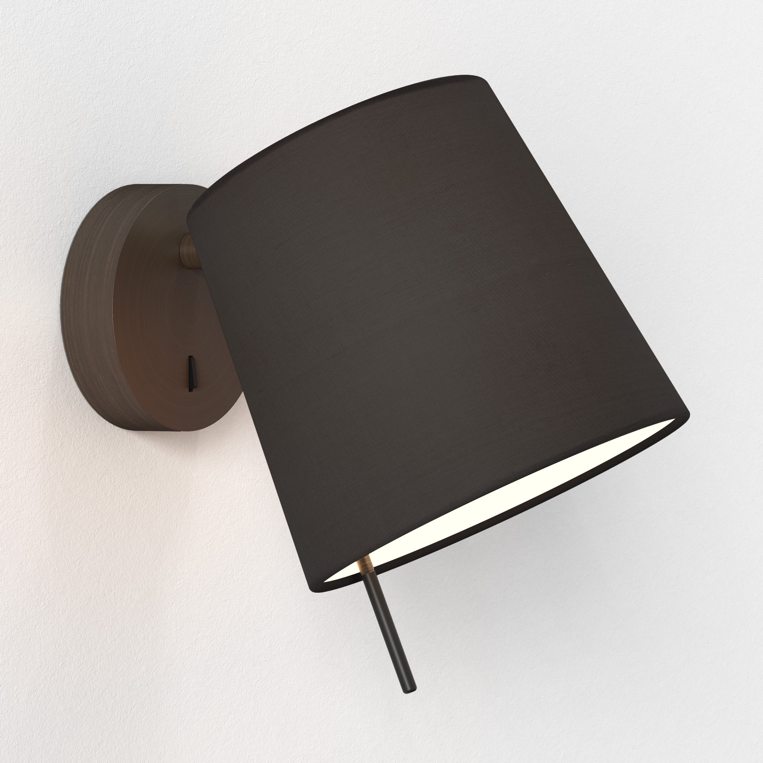 Mitsu Wall Light- Matt Nickel/ Bronze