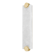 Brant LED Wall Sconce - Brass & Alabaster
