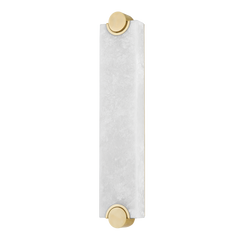 Brant LED Wall Sconce - Brass & Alabaster