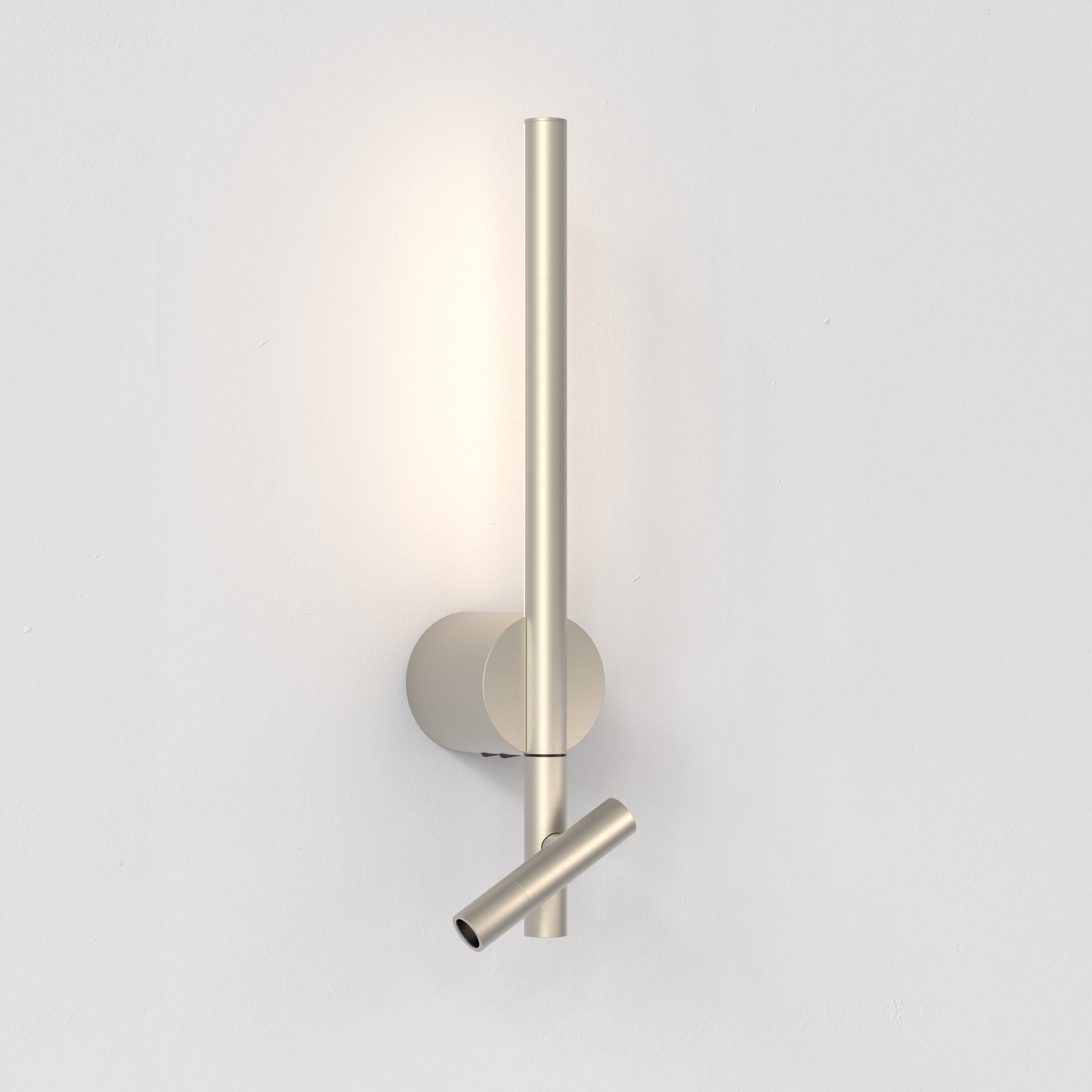 Baton Indoor Reader LED- Matt Black/ Matt Nickel