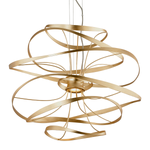 Calligraphy LED Pendant - Gold Leaf