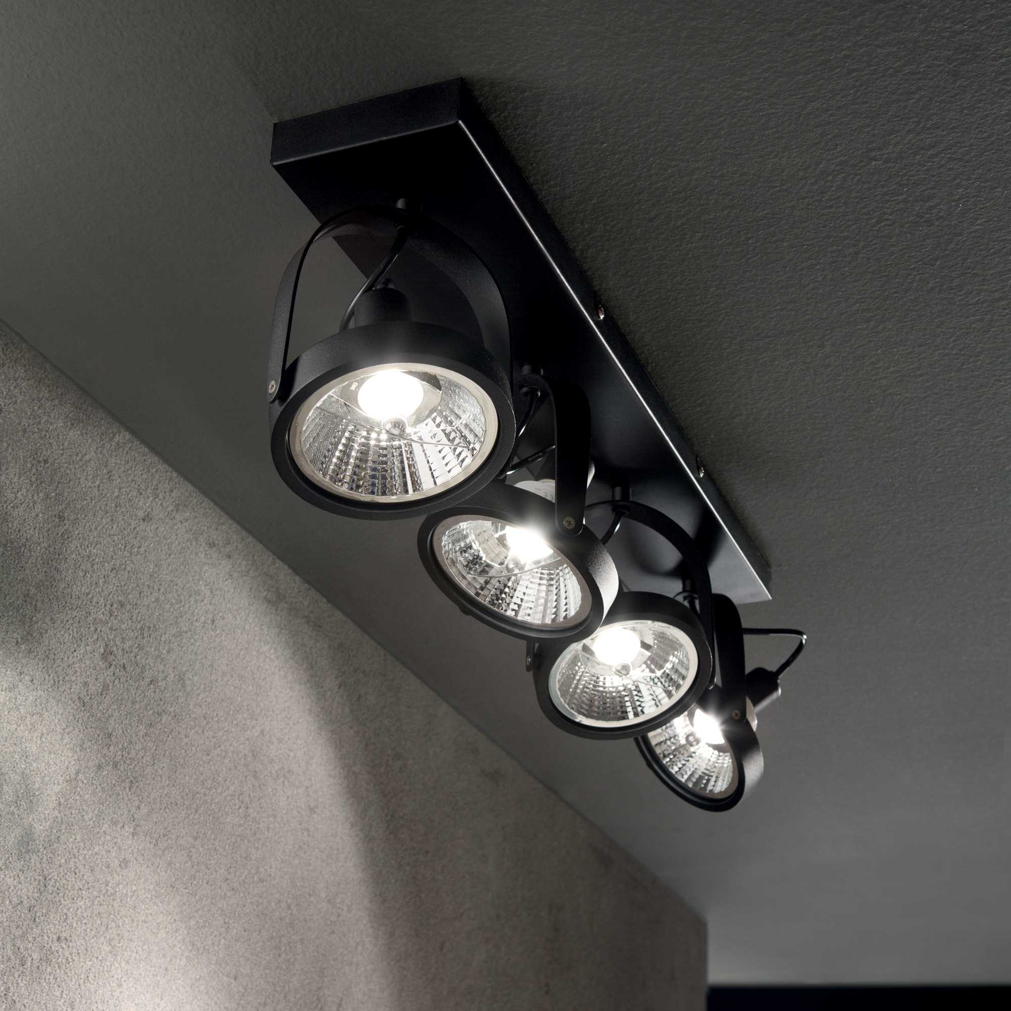 Glim 2/4Lt Bar Spotlight IP20 - White/Black
