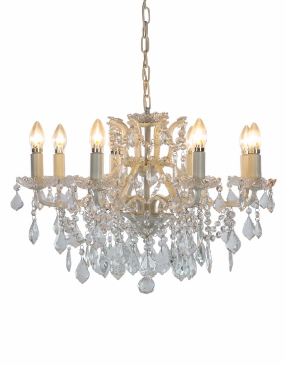 Jasmine 6/8/12Lt Chandelier Light - Various Finishes