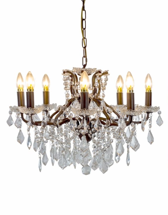 Jasmine 6/8/12Lt Chandelier Light - Various Finishes