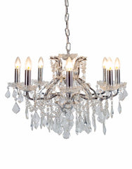 Jasmine 8Lt Chandelier Light - BLACK FRIDAY