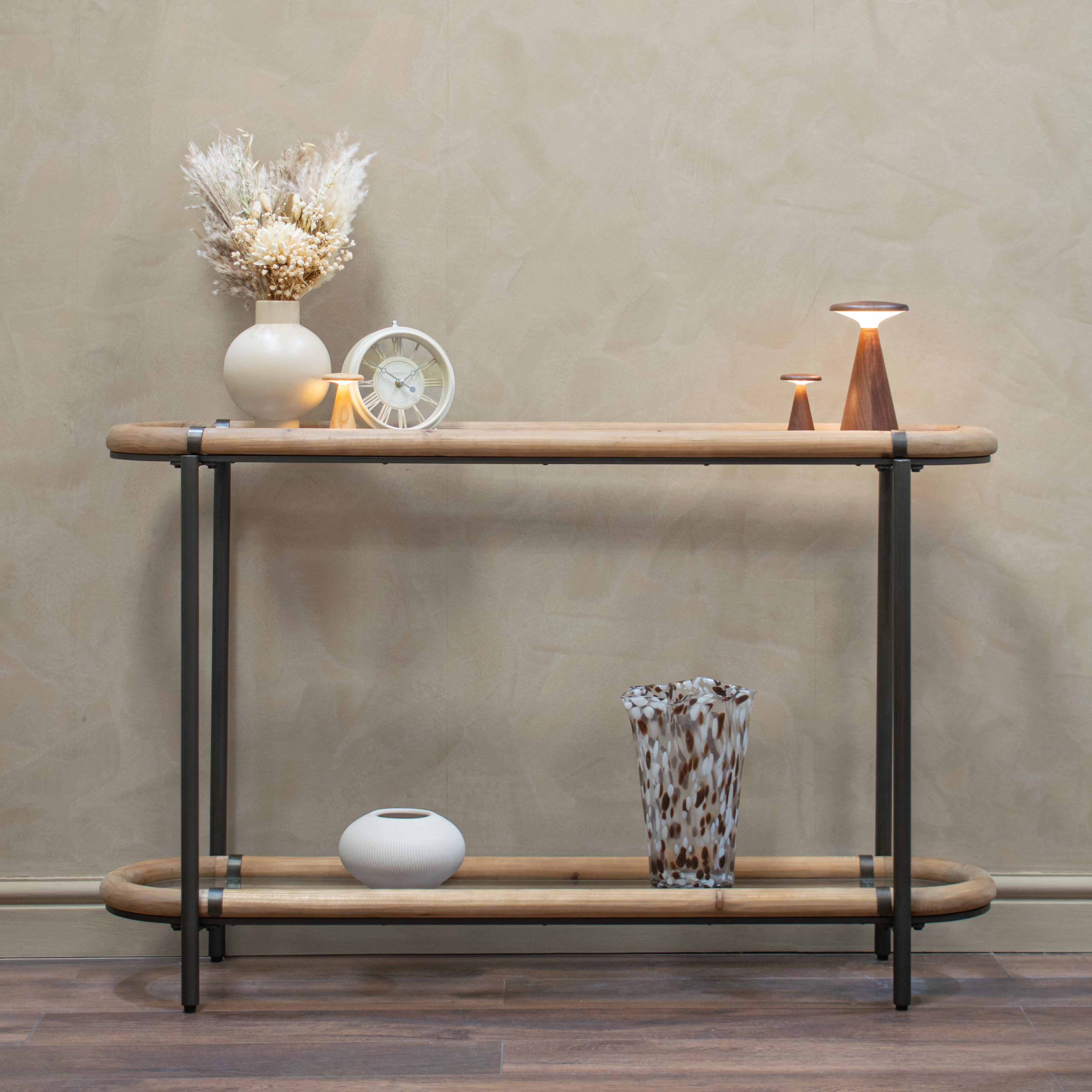 Morley Console Table - Natural Walnut