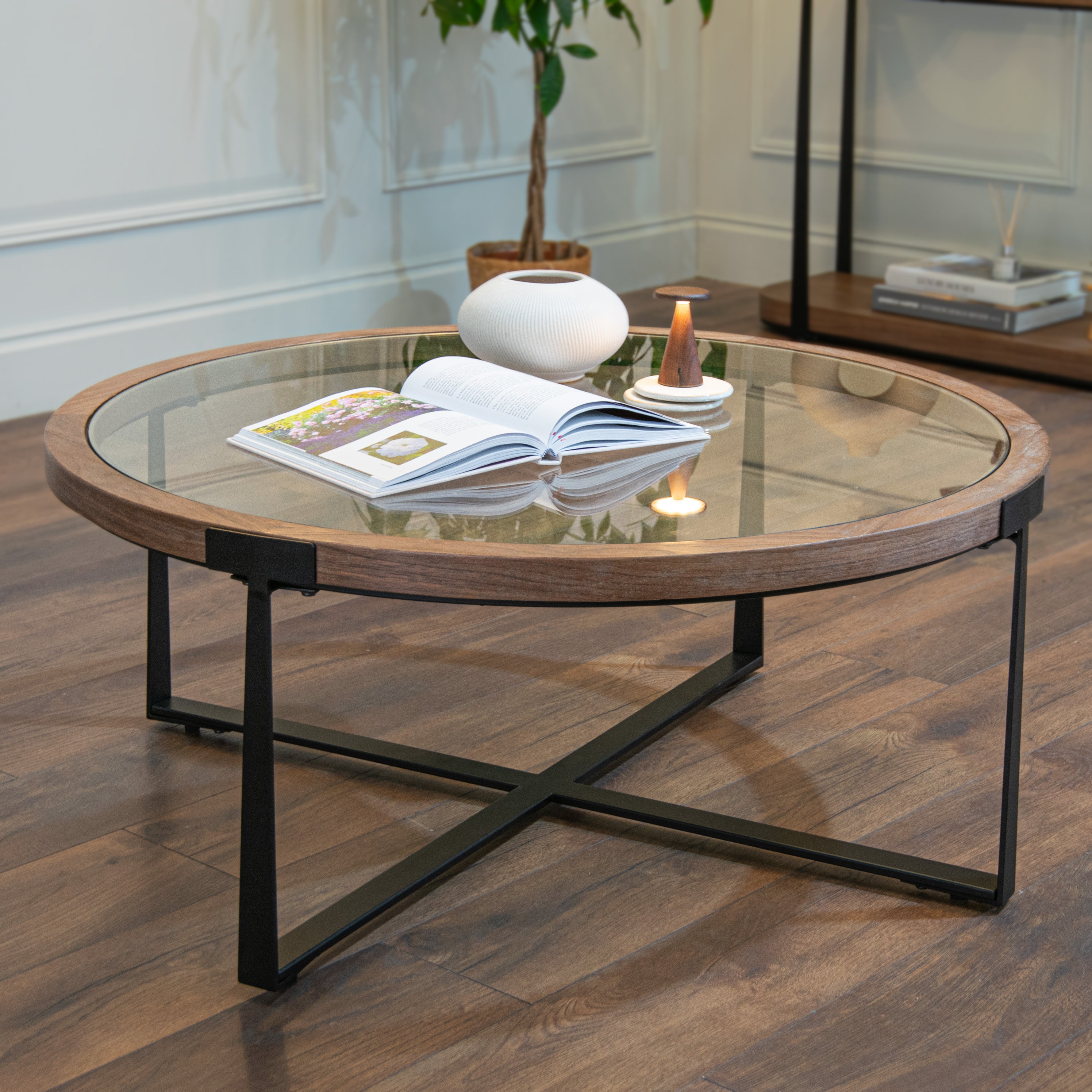 Morley Coffee Table - Natural Walnut