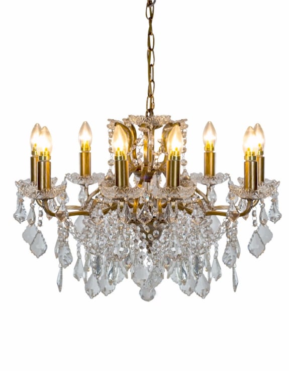 Jasmine 6/8/12Lt Chandelier Light - Various Finishes