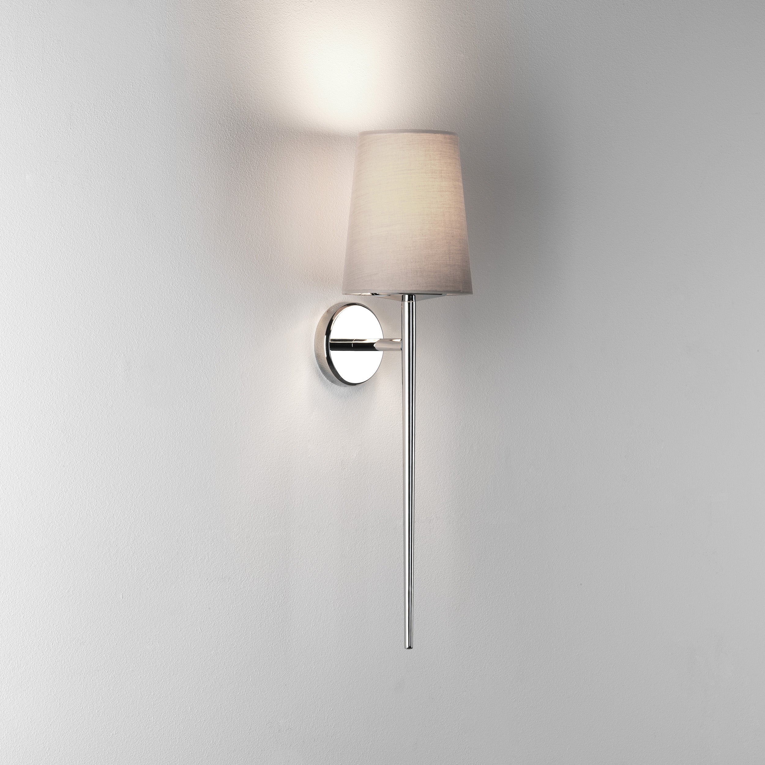 Beauville Bathroom Wall Light- Polished Chrome/ Bronze