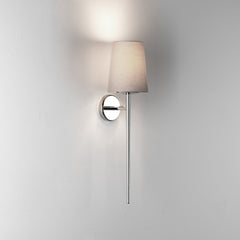 Beauville Bathroom Wall Light- Polished Chrome/ Bronze