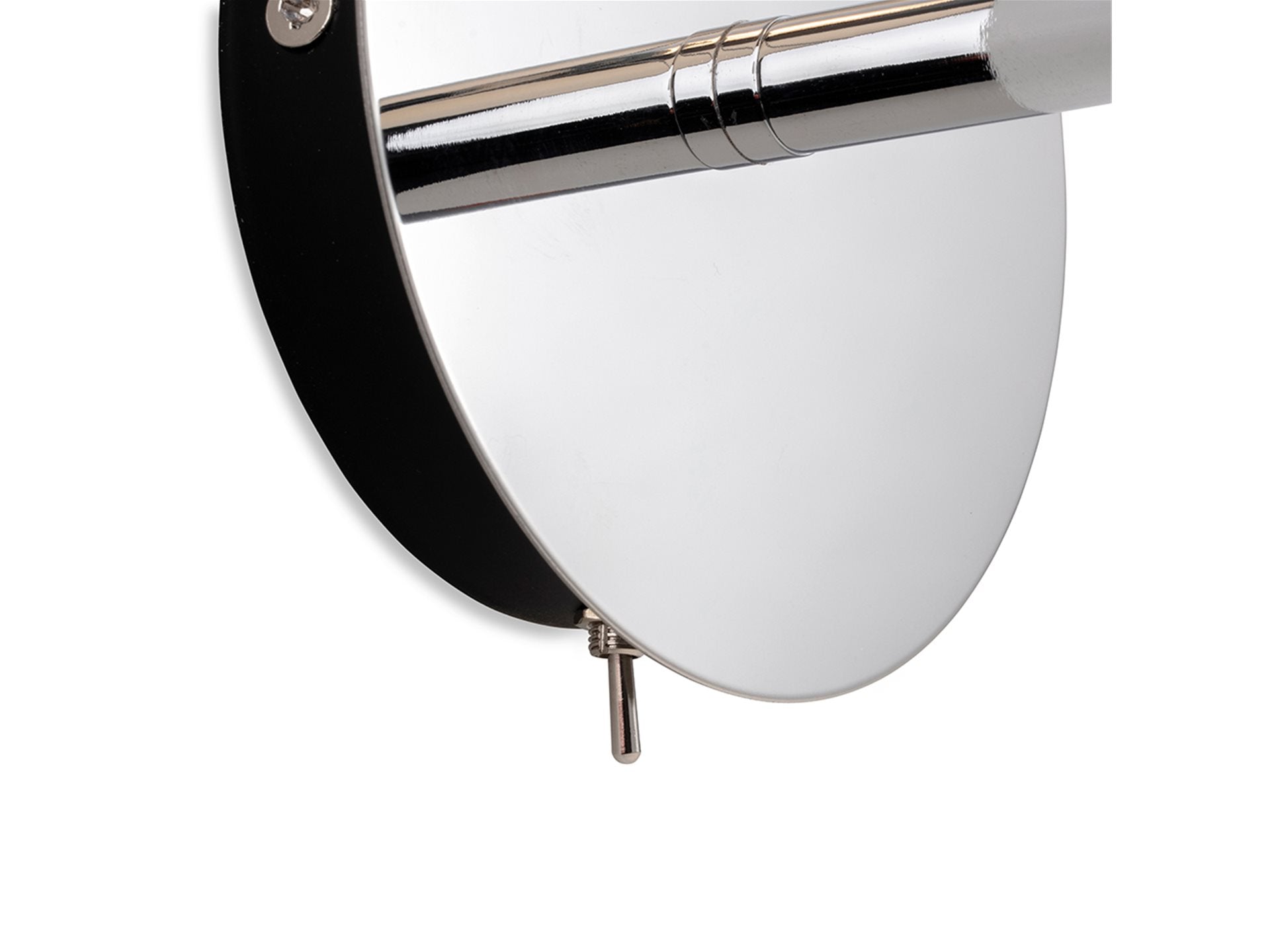 Seymour Single Wall Light- Chrome/ Steel Finishes