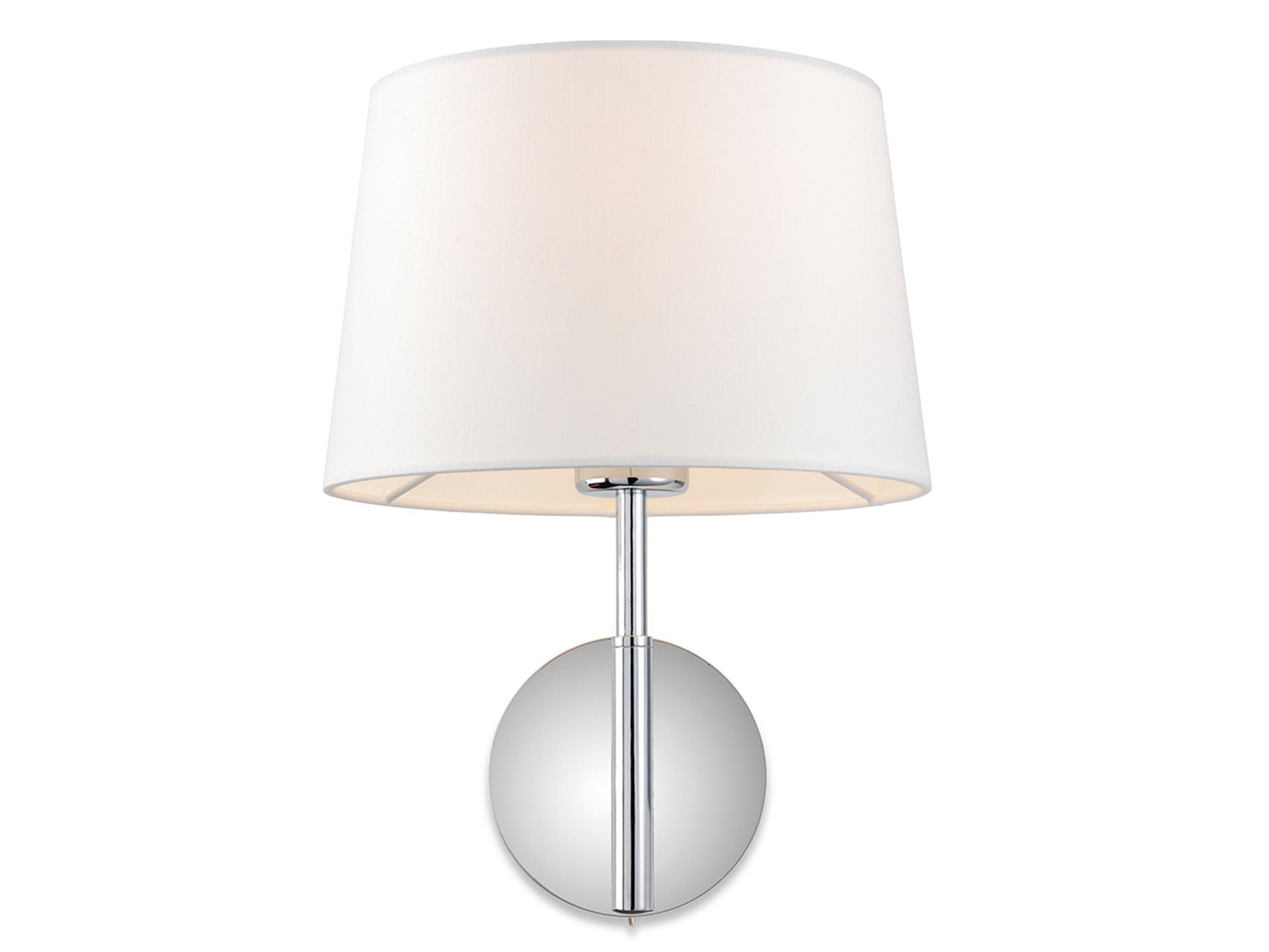 Seymour Single Wall Light- Chrome/ Steel Finishes