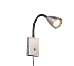 Wanda 1Lt Task Light - Nickel/Brass/White
