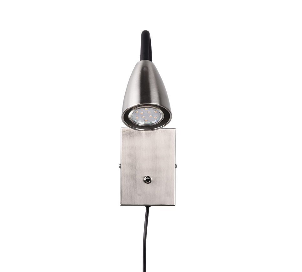 Wanda 1Lt Task Light - Nickel/Brass/White