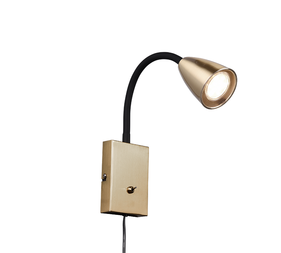 Wanda 1Lt Task Light - Nickel/Brass/White