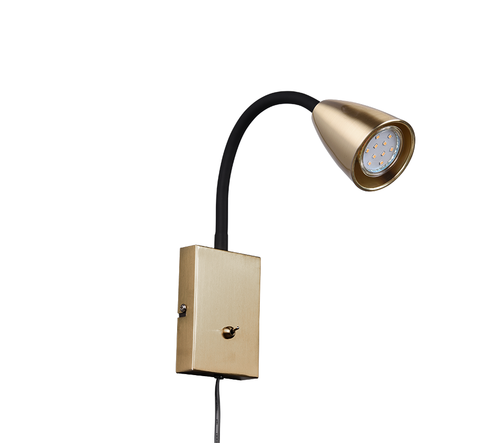 Wanda 1Lt Task Light - Nickel/Brass/White