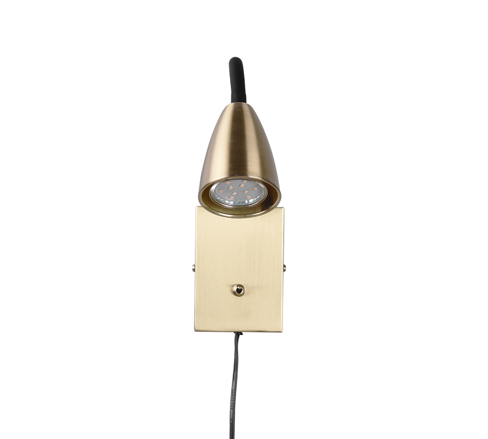 Wanda 1Lt Task Light - Nickel/Brass/White