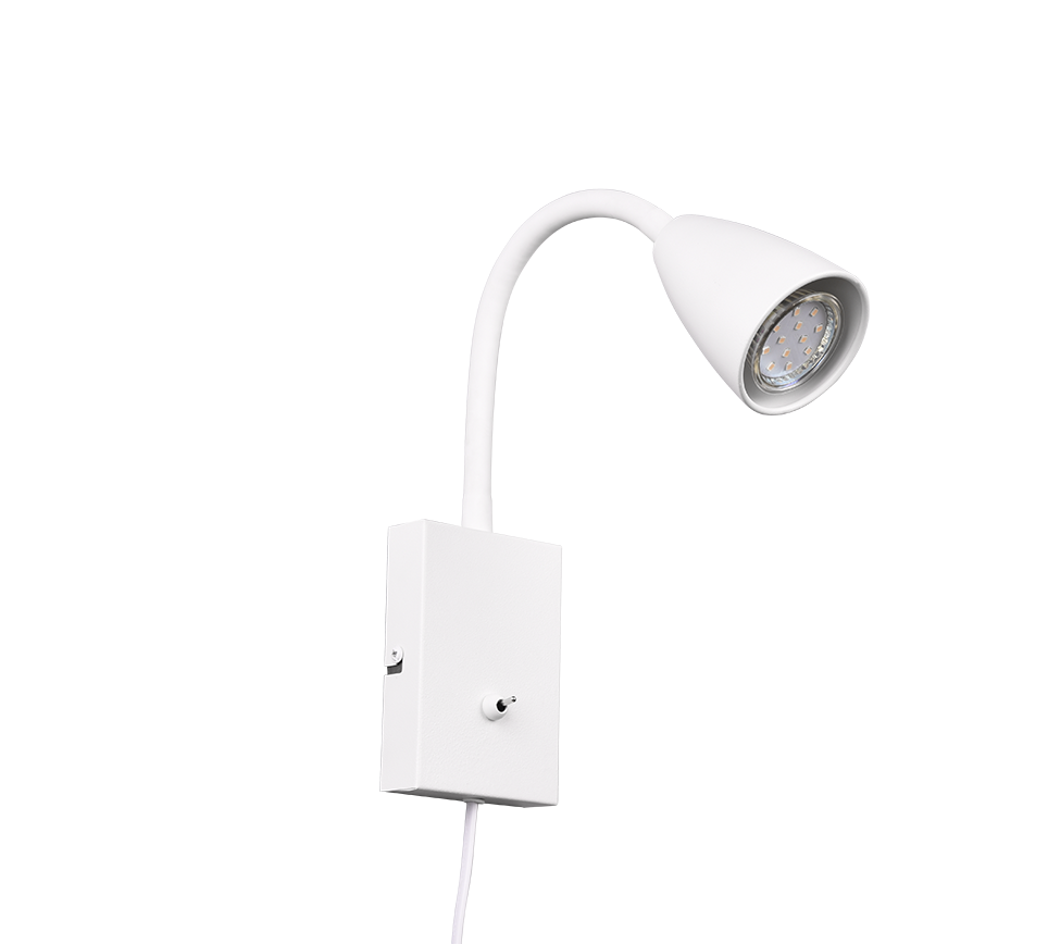 Wanda 1Lt Task Light - Nickel/Brass/White