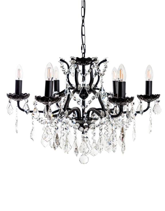 Jasmine 6/8/12Lt Chandelier Light - Various Finishes