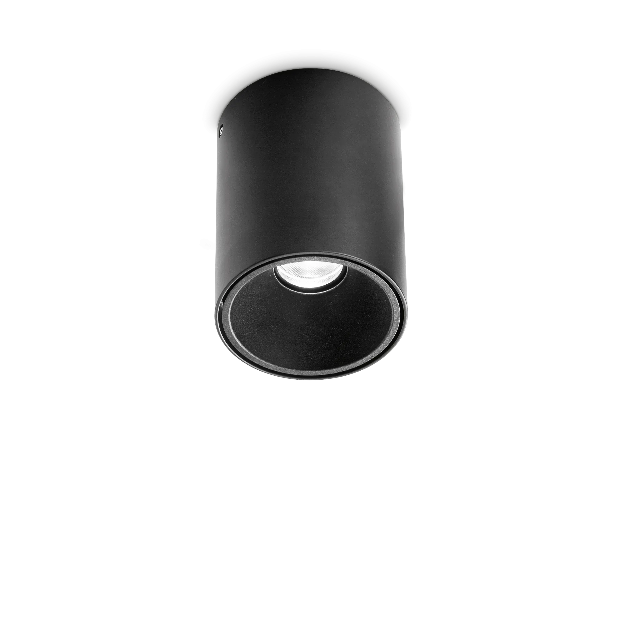 Nitro 1Lt Small/Large Round Spotlight IP20  - Black/White